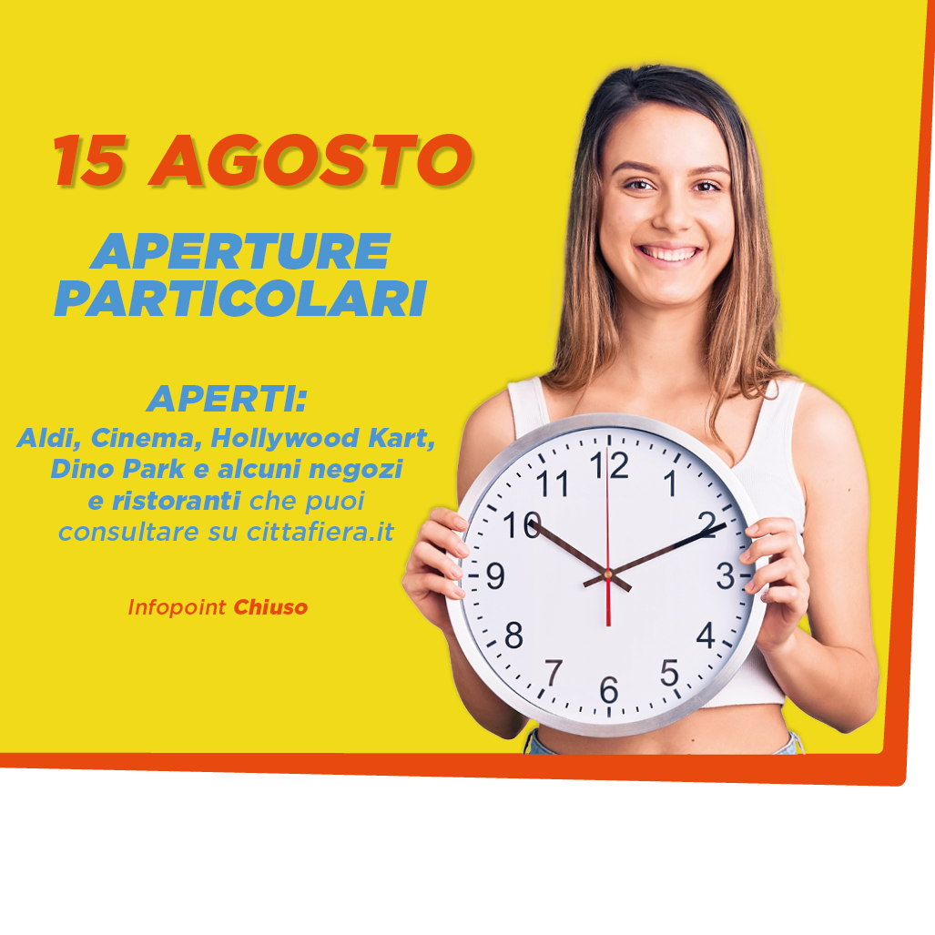 Aperture particolari 15 Agosto 2025