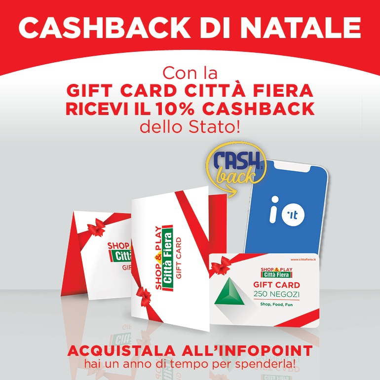 Cashback di Natale  GIFT CARD Città Fiera