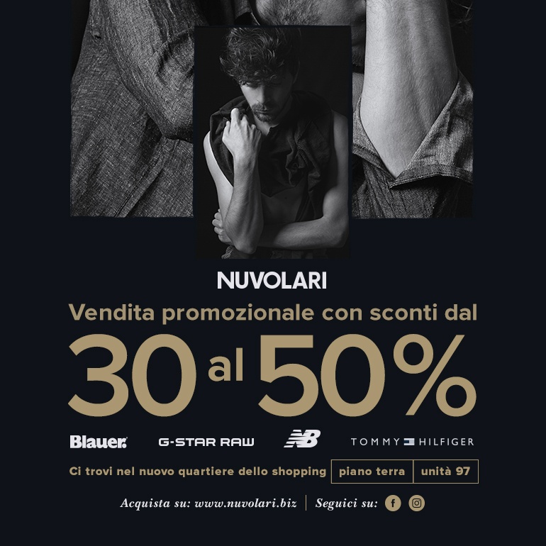 Sconti dal 30% al 50%