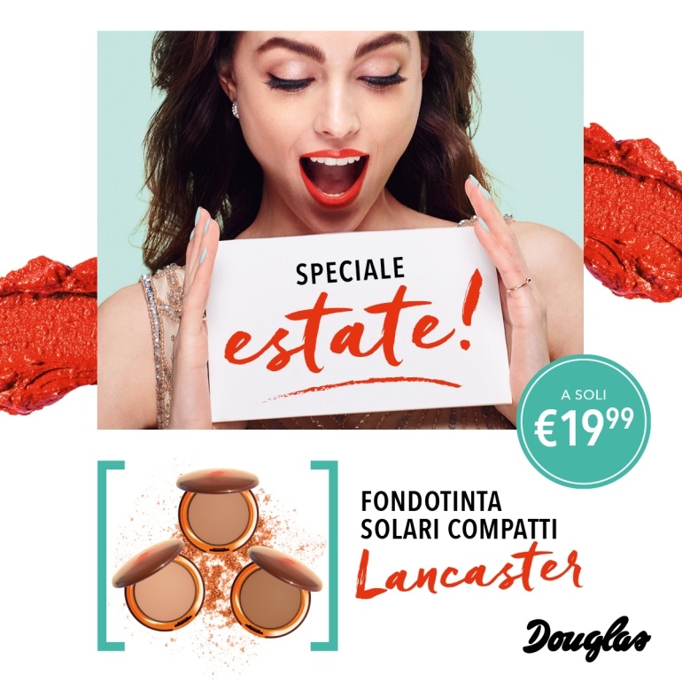 Fondotinta solari compatti Lancaster a 19,99€