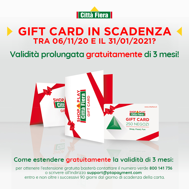 Gift Card in scadenza?