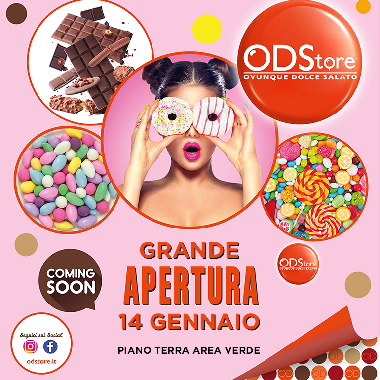 Grande apertura: ODSTORE OVUNQUE DOLCE SALATO