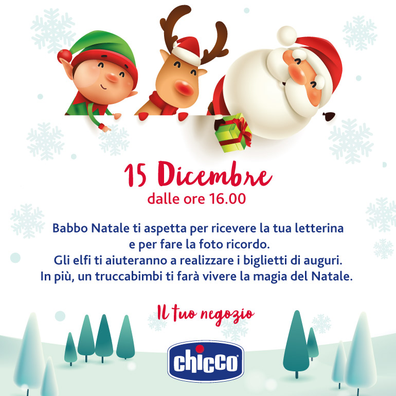 Da Chicco ti aspetta Babbo Natale