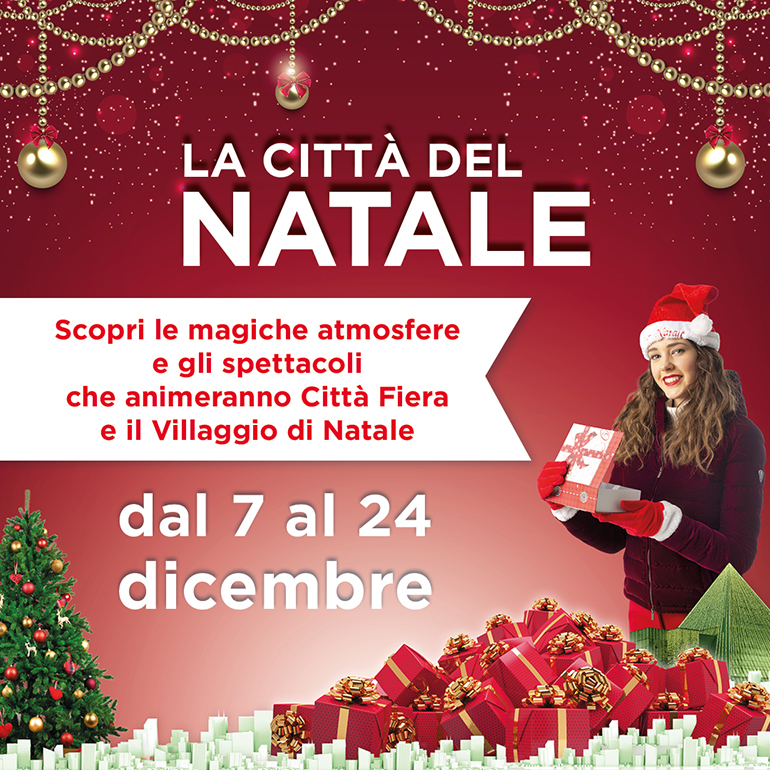 Dicembre Natale.La Citta Del Natale A Citta Fiera