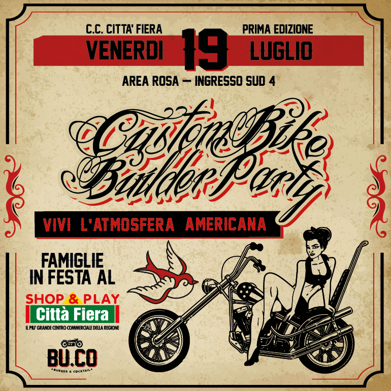 Evento Custom Bike Builder Party 2019