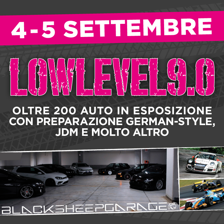 LowLevel 9.0: a Città Fiera il raduno auto German-Style