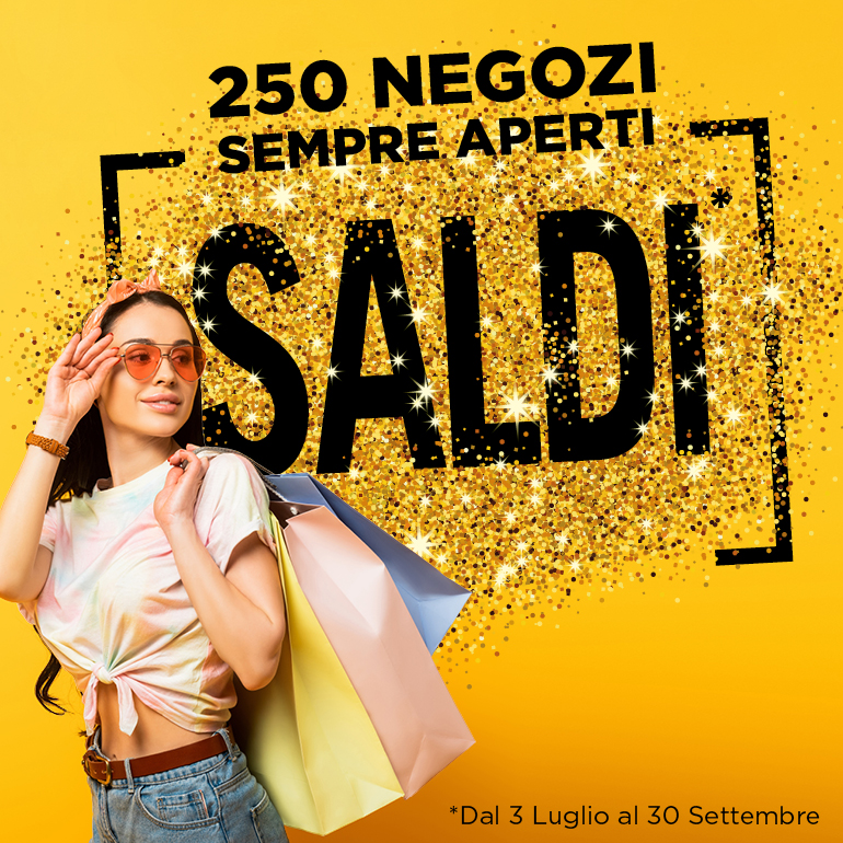 Saldi Città Fiera dal 3 Luglio