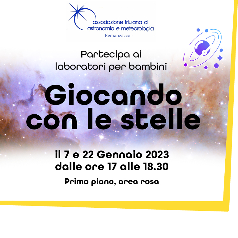 Laboratori per bambini “Giocando con le stelle”