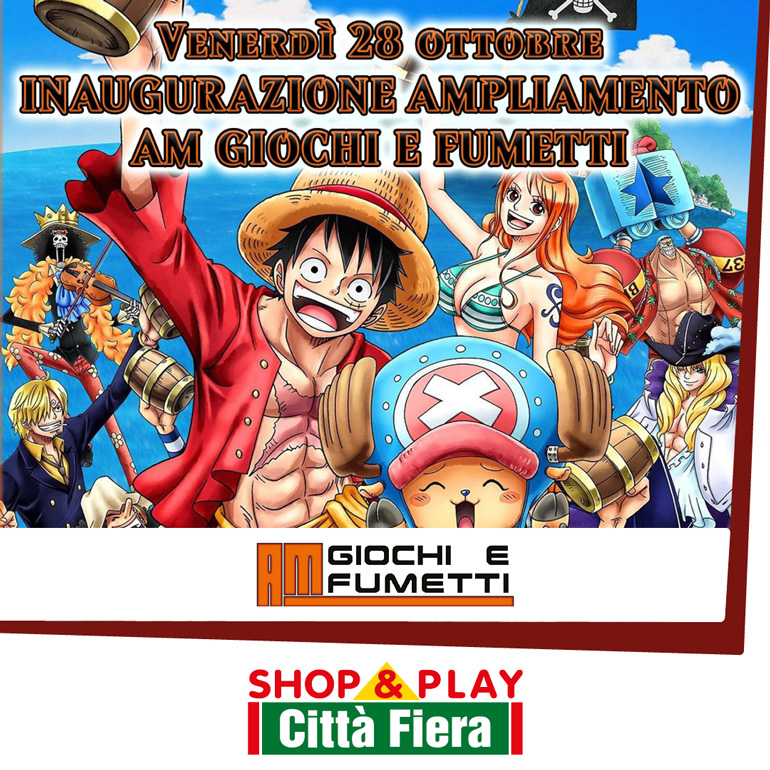 Inaugurazione di AM Giochi e Fumetti