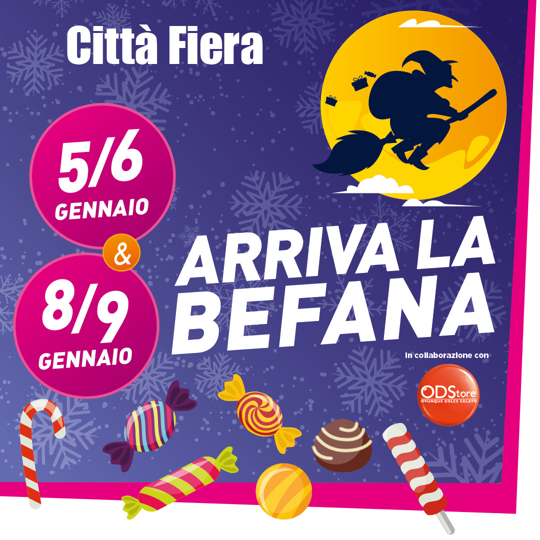 Arriva la Befana a Città Fiera