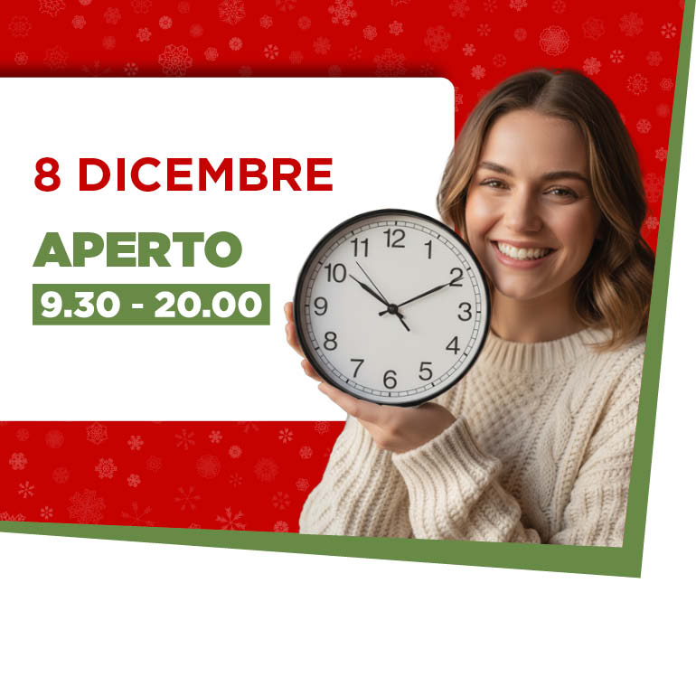 8 Dicembre APERTO