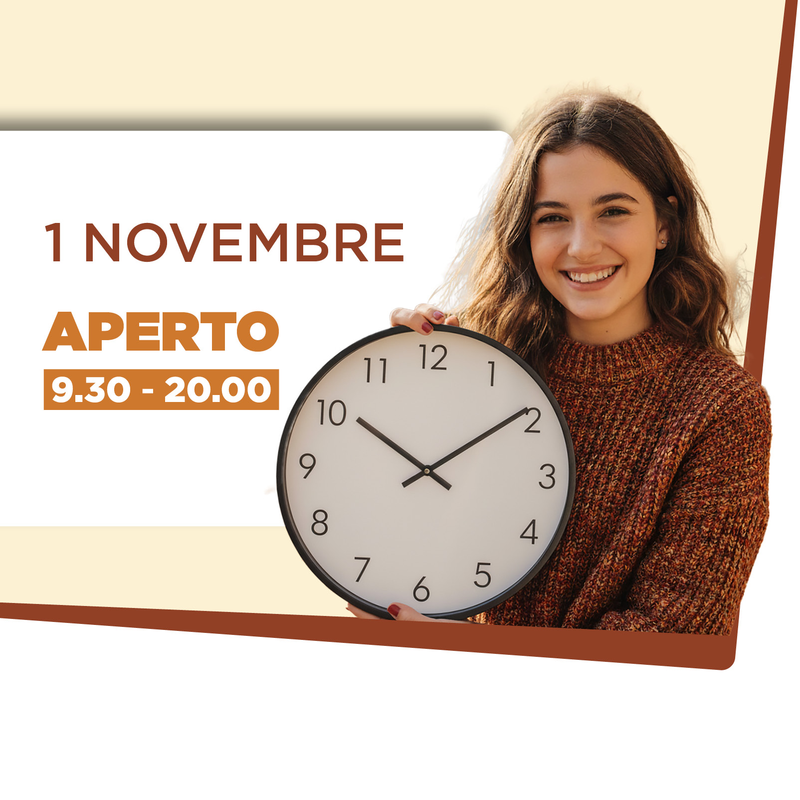 1° Novembre aperto