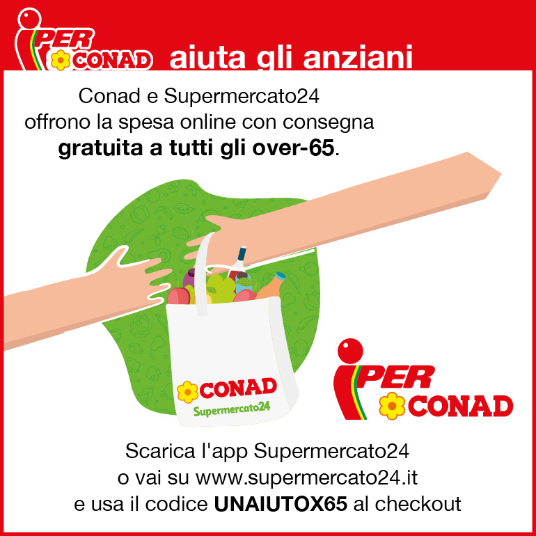 IPER CONAD aiuta gli anziani