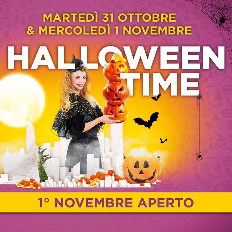 Halloween Time! Martedì 31 ottobre e mercoledì 1°novembre