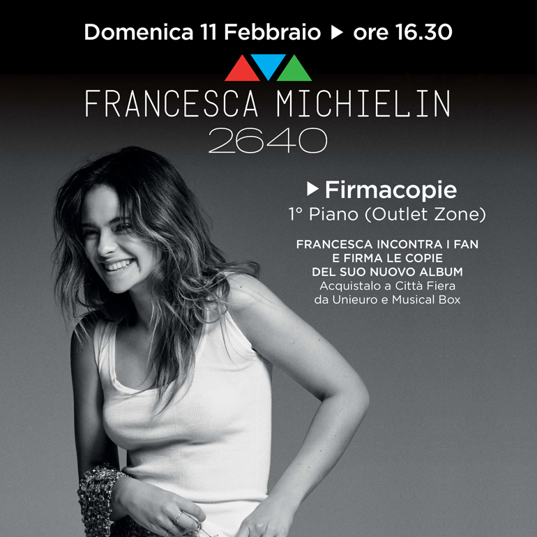 Domenica 11 febbraio FIRMACOPIE di FRANCESCA MICHIELIN