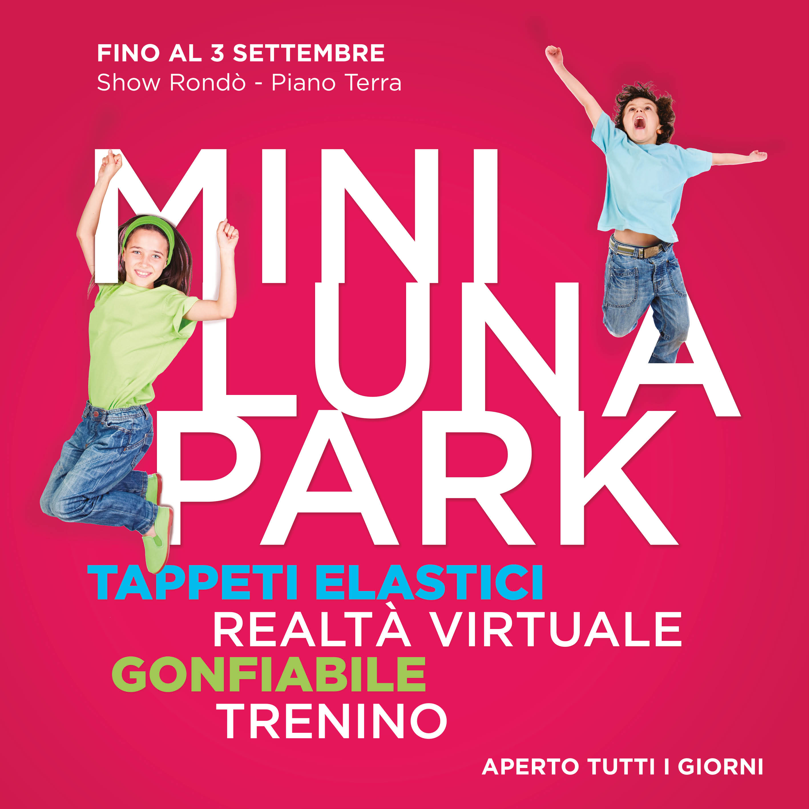 Vieni a scoprire il Mini Luna Park a Città Fiera