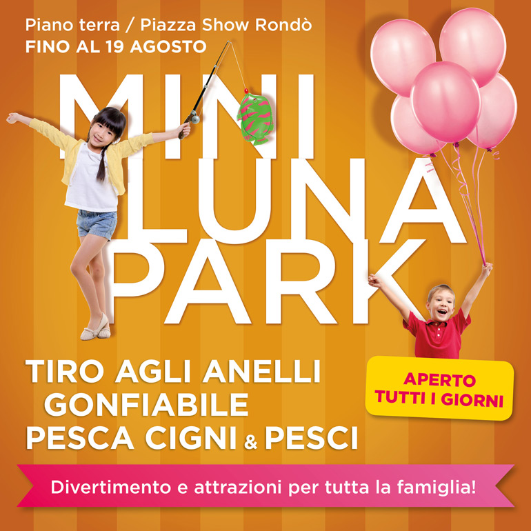 Vieni a scoprire il Mini Luna Park a Città Fiera