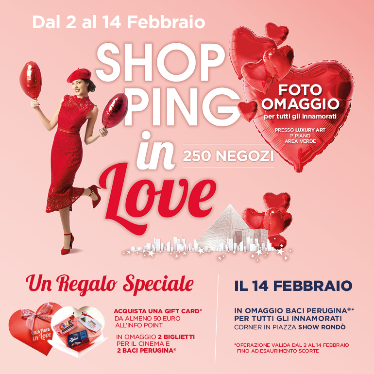 Dal 2 al 14 febbraio fai un regalo speciale per San Valentino