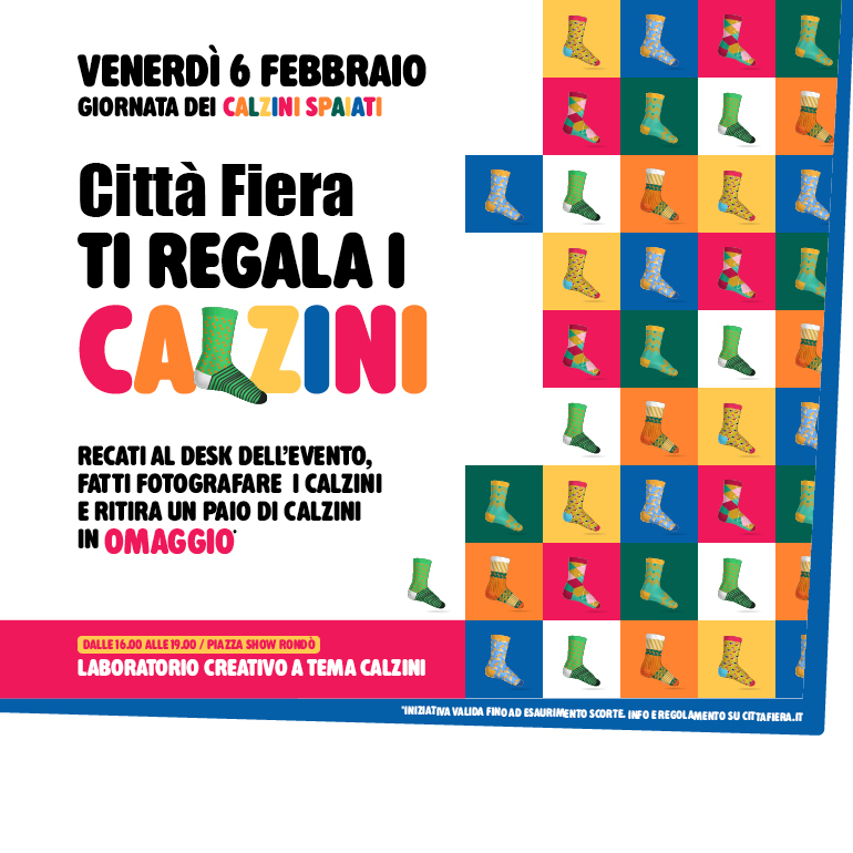 Giornata dei Calzini Spaiati a Città Fiera