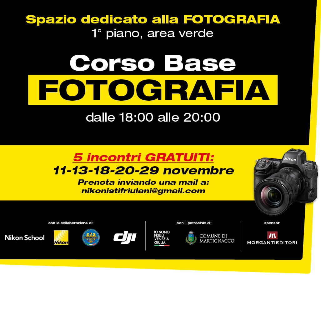 Corso di Fotografia gratuito al Città Fiera
