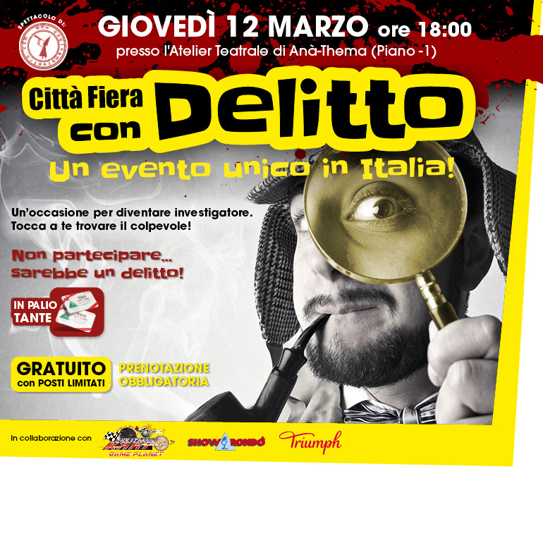 Città Fiera con Delitto - Un Evento Unico in Italia!