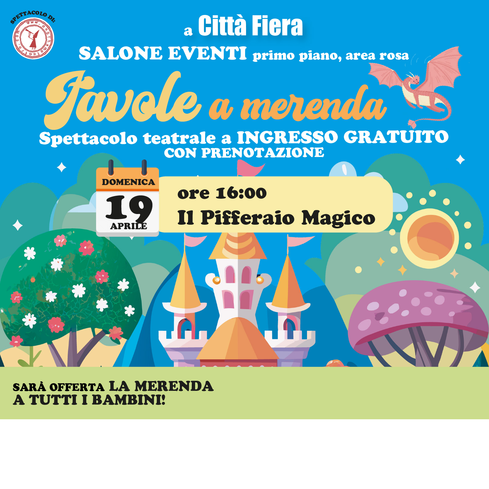 Favole a merenda - Spettacolo teatrale di Anà-Thema Teatro