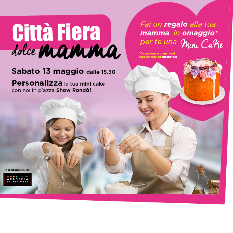 Personalizza la tua mini cake da regalare alla mamma