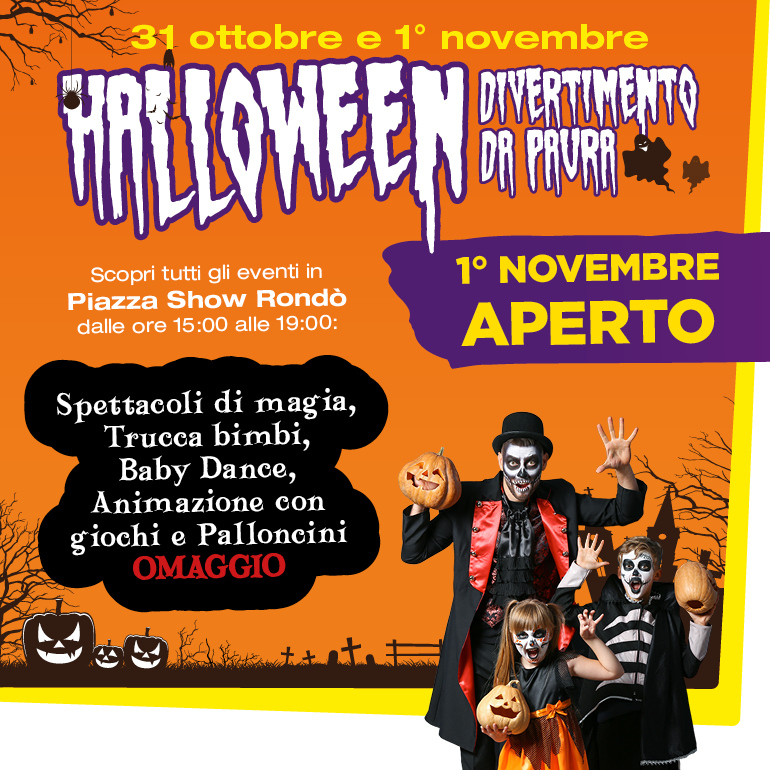 Halloween a Città Fiera:  divertimento da paura