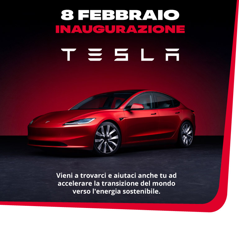 Inaugurazione Tesla store