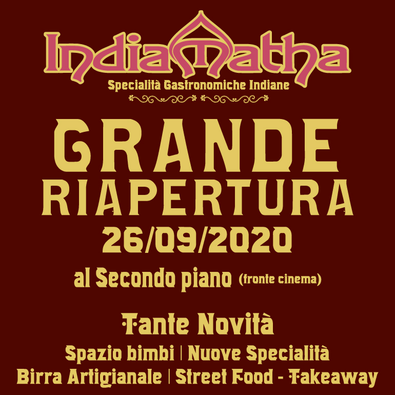 Grande riapertura del ristorante India Matha