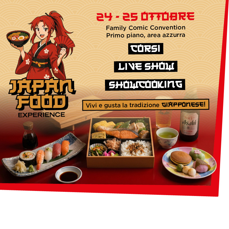Japan Food Experience - Città Fiera Family Comic Convention	 2026
