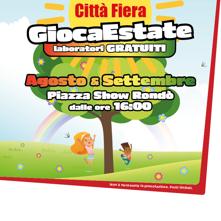 GiocaEstate a Città Fiera - Laboratori Gratuiti