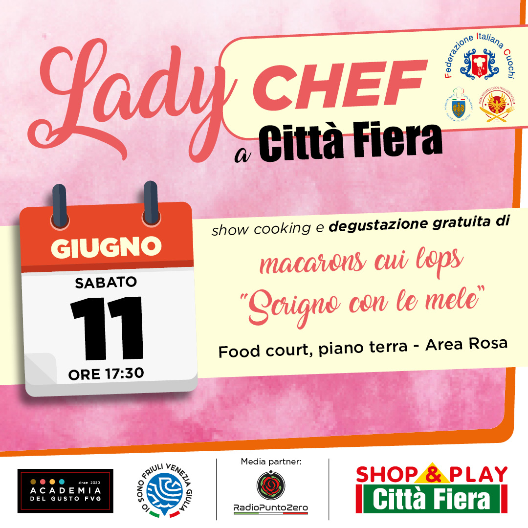 Sabato 11 Giugno Show Cooking con degustazioni gratuite