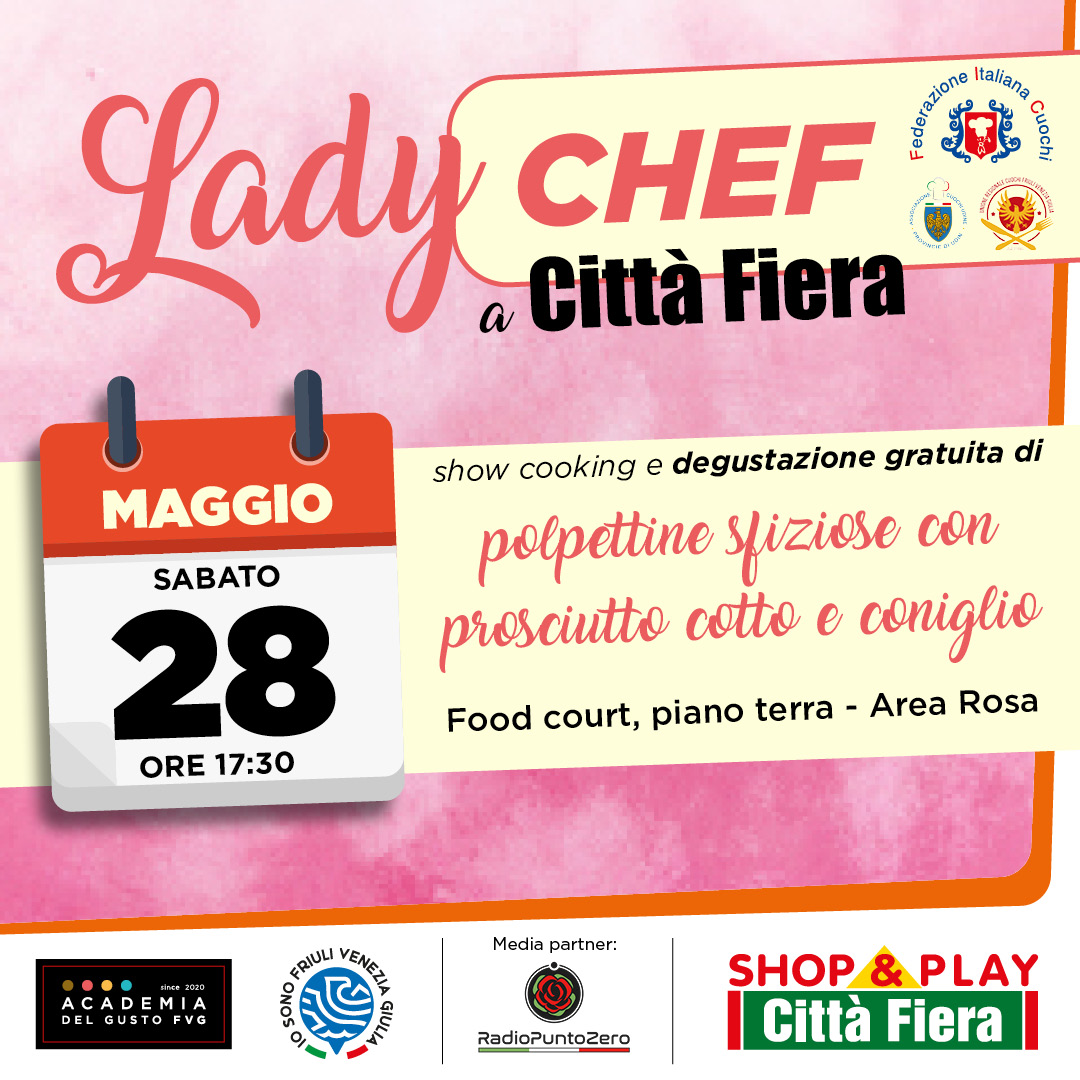 Sabato 28 Maggio Show Cooking con degustazioni gratuite