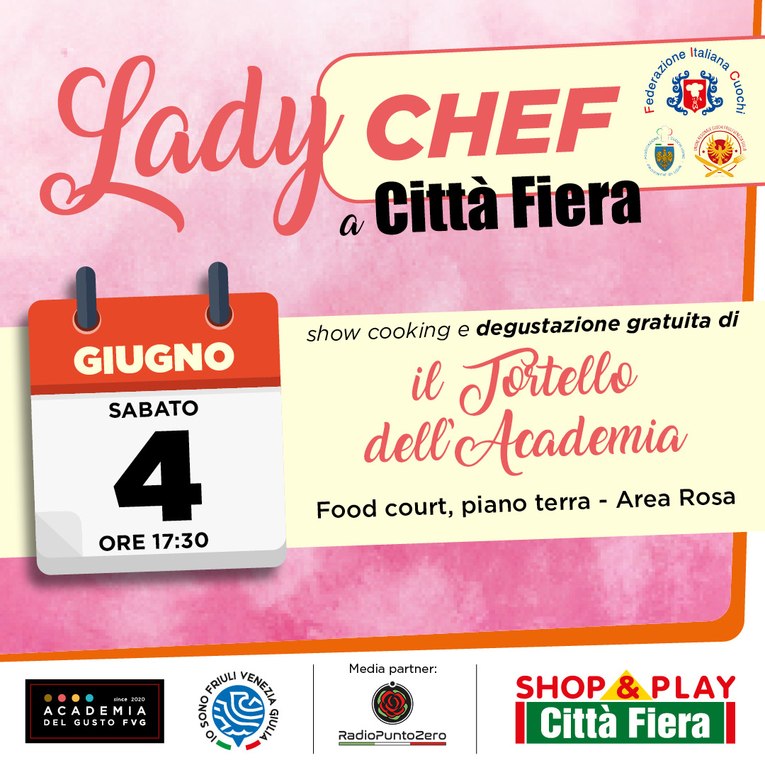 Sabato 4 Giugno Show Cooking con degustazioni gratuite