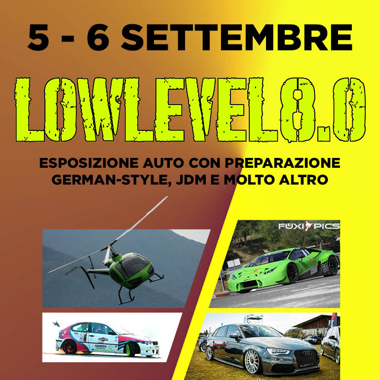 LowLevel 8.0: a Città Fiera il raduno auto German-Style