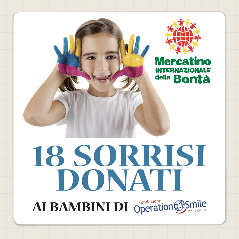 Città Fiera sostiene Operation Smile Italia Onlus: 18 i sorrisi donati