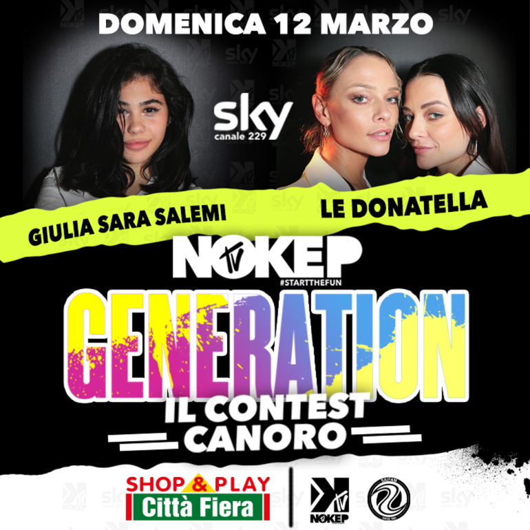 Domenica 12 marzo la seconda puntata di Nokep TV Generation