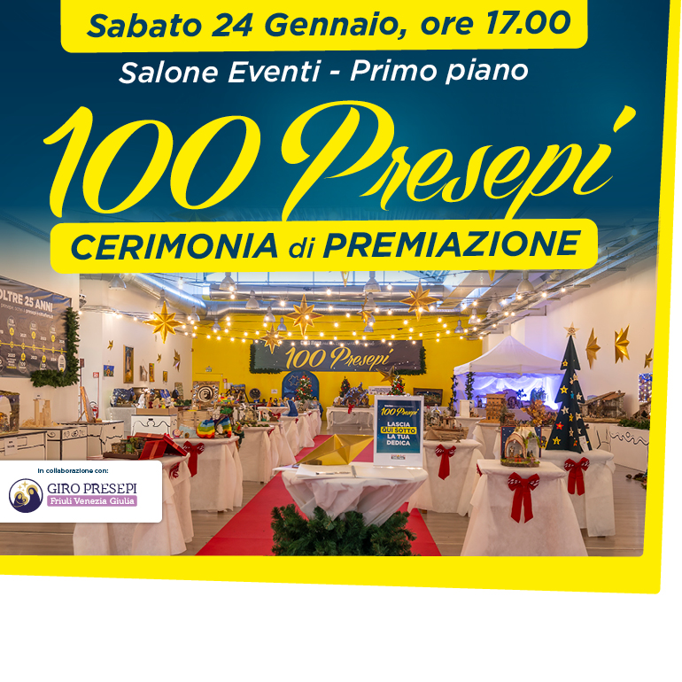 Cerimonia di premiazione "100 Presepi"
