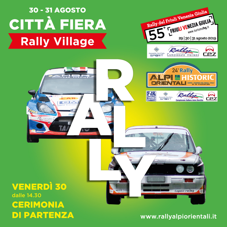 Città Fiera: il quartier generale del RALLY DEL FRIULI VENEZIA GIULIA/ALPI ORIENTALI HISTORIC