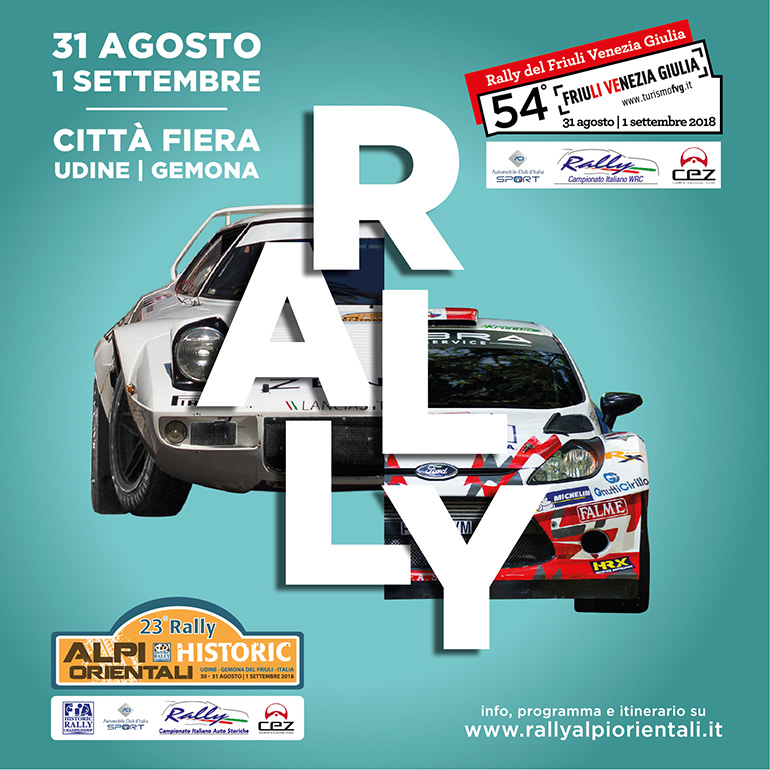 Città Fiera nuovo quartier generale del RALLY DEL FRIULI VENEZIA GIULIA/ALPI ORIENTALI HISTORIC