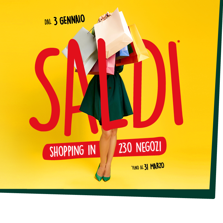 Saldi a Città Fiera dal 3 Gennaio