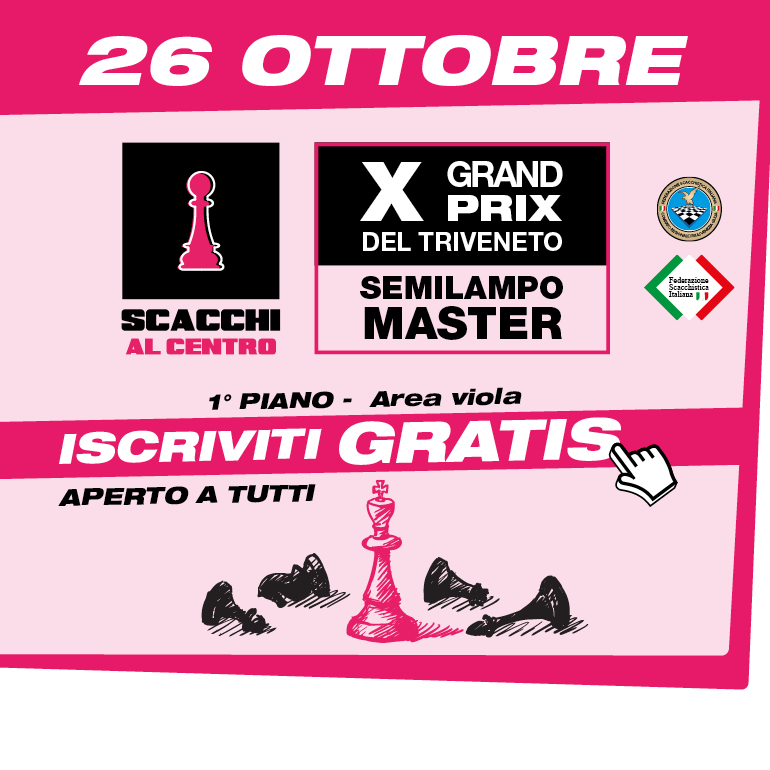 Torneo di scacchi semilampo "MASTER" - 26 ottobre 2025