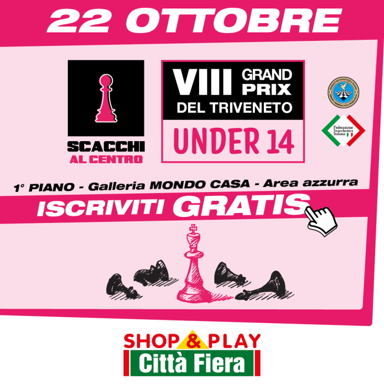 Torneo di scacchi UNDER 14 - 22/10/23