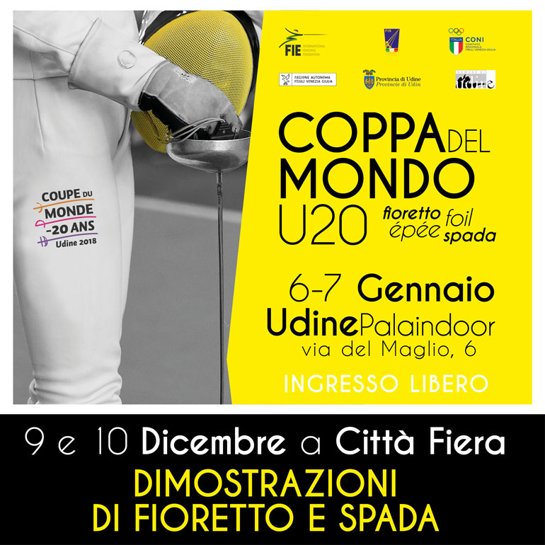 Sabato 9 e domenica 10 dicembre assisti alle dimostrazioni di fioretto e spada