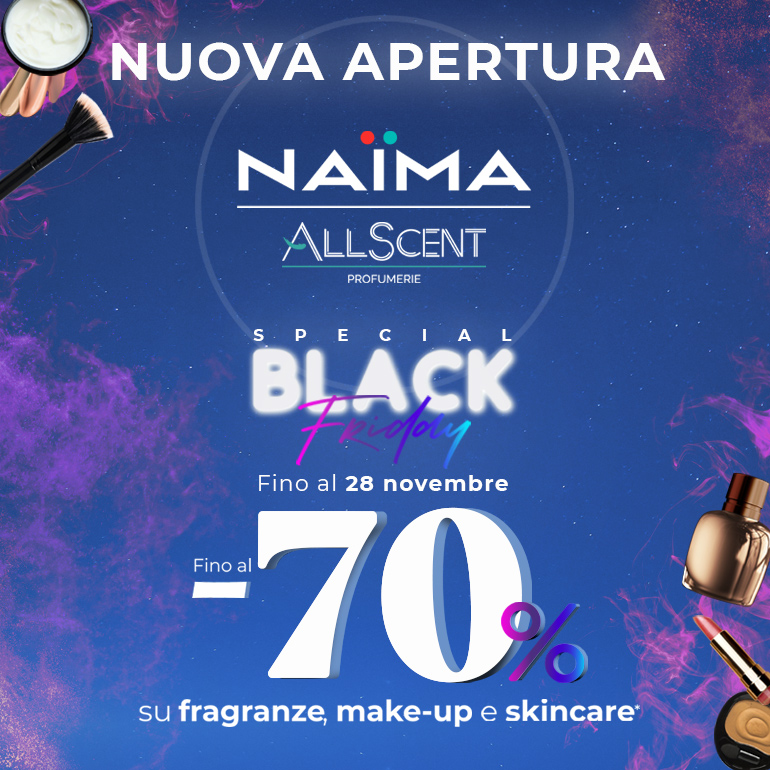 Nuova apertura: NAIMA ALLSCENT PROFUMERIE!