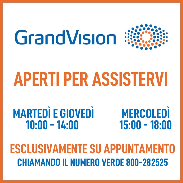 GrandVision by Optissimo: APERTI PER ASSISTERVI