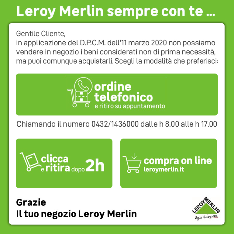 Leroy Merlin sempre con te