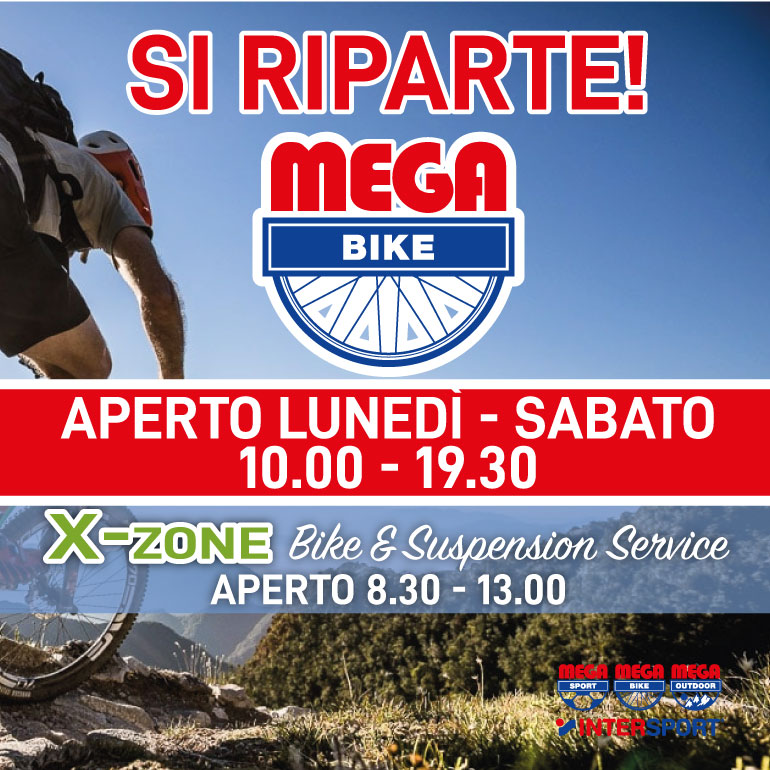 Si riparte! Mega Bike è aperto