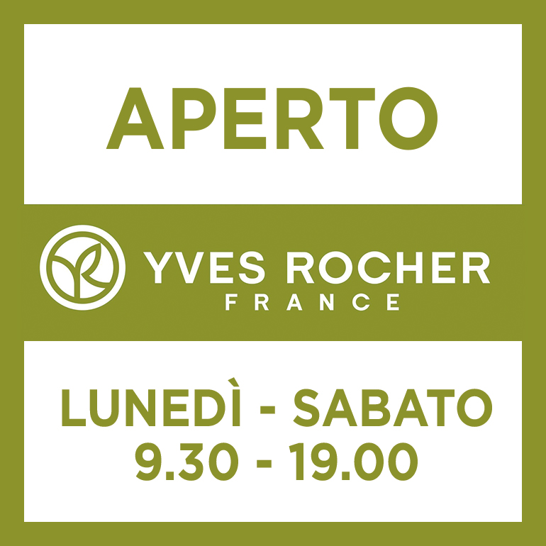 Yves Rocher è aperto